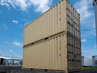 Vertical Repurposed Shipping Storage Containers