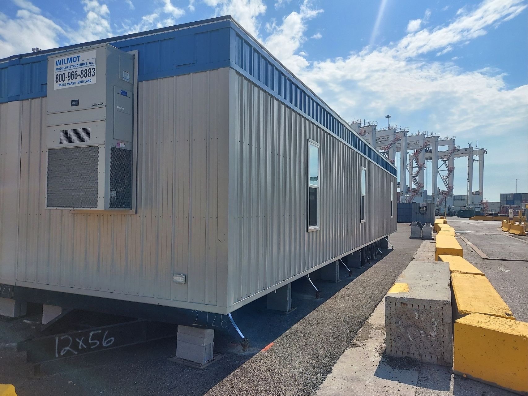 modular buildings for shipping ports