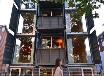 Modified Shipping Containers and Custom Modular Mezzanines