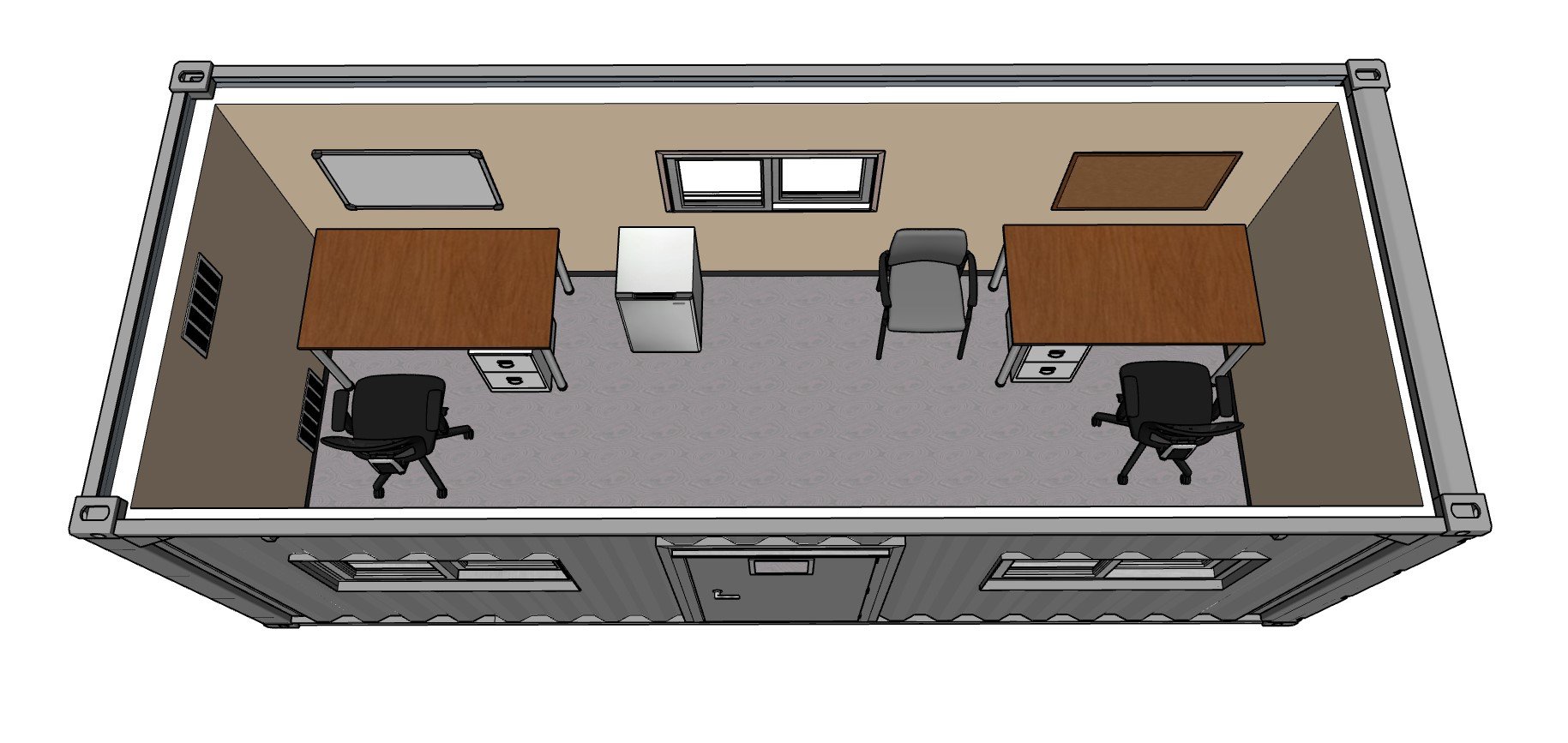 Custom Mobile Office Buildings - Floorplans