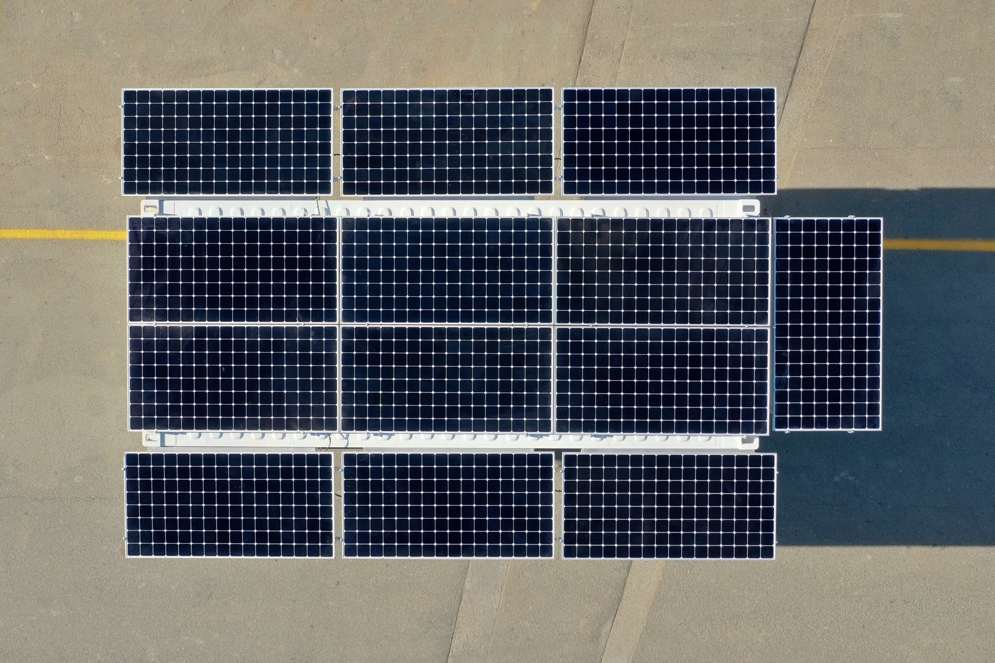solar powered office & storage container