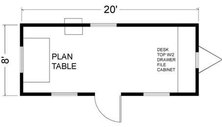 8X20 mobile office