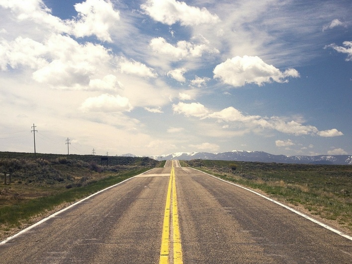 road in the middle of nowhere