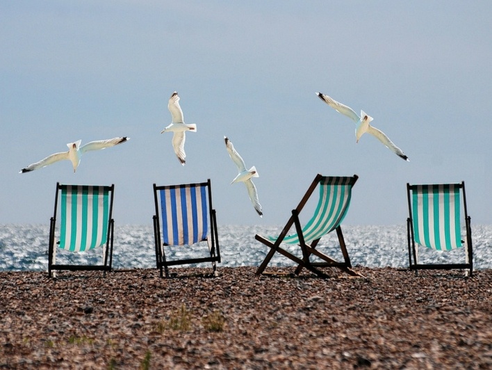 beach chairs