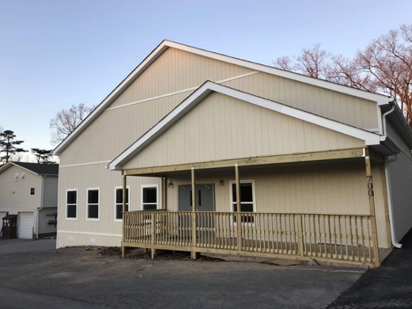 Heights School Exterior Portable Classroom