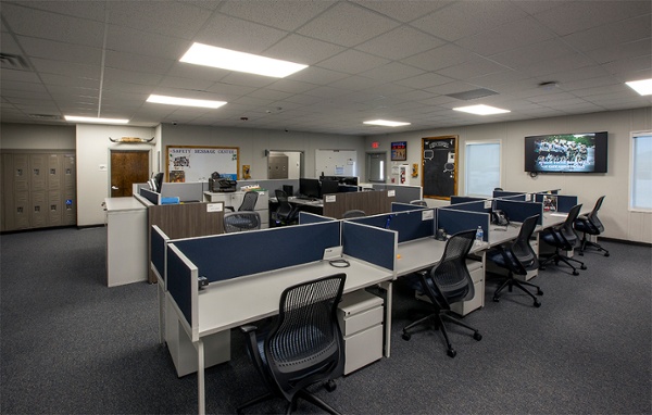 cubicle area